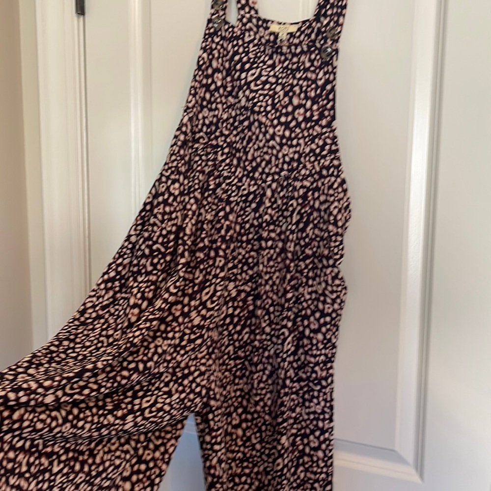 NWT Wide Leg Animal Print Jumpsuit